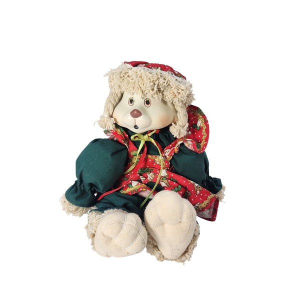 House of Lloyd Other - Vintage 1995 House of Lloyd Hip and Hop Christmas Bunny Plush Doll 542064 10"